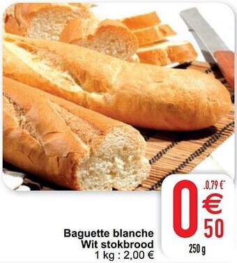 Cora Baguette blanche wit stokbrood aanbieding