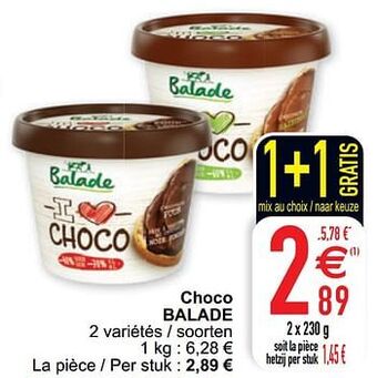 Cora Choco balade aanbieding