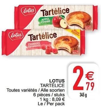 Lotus tartélice