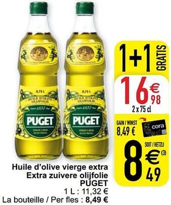 Cora Huile d`olive vierge extra extra zuivere olijfolie puget aanbieding