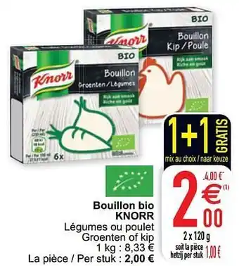 Cora Bouillon bio knorr aanbieding