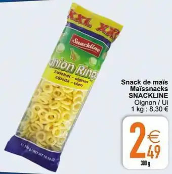 Cora Snack de maïs maïssnacks snackline aanbieding