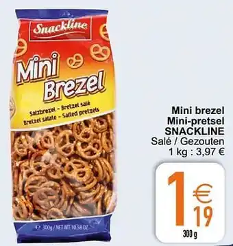 Cora Mini brezel mini-pretsel snackline aanbieding