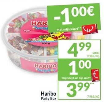 Intermarché Haribo party box aanbieding