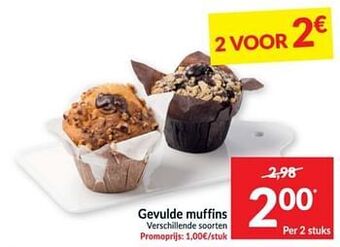 Intermarché Gevulde muffins aanbieding