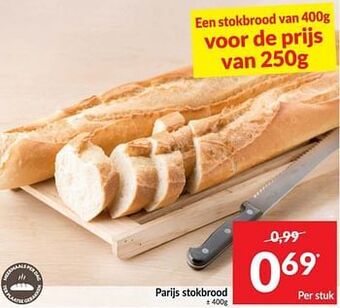 Intermarché Parijs stokbrood aanbieding
