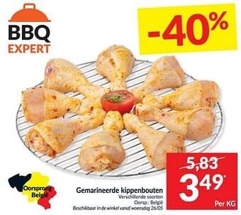 Intermarché Gemarineerde kippenbouten aanbieding