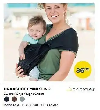 Supra Bazar Draagdoek mini sling aanbieding