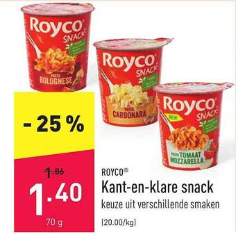 ALDI Kant En Klare Snack aanbieding