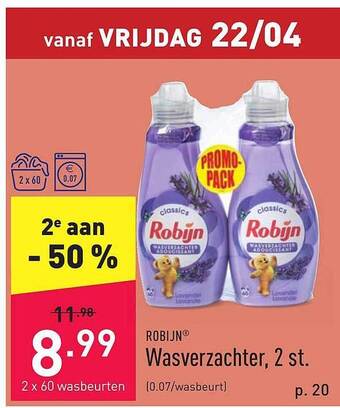 ALDI Wasverzachter aanbieding