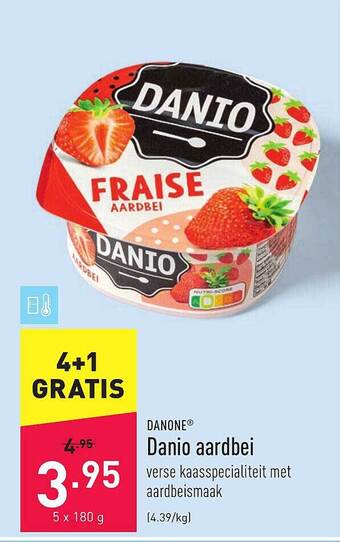 ALDI Danio Aardbei aanbieding