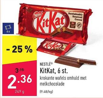 ALDI Kitkat aanbieding