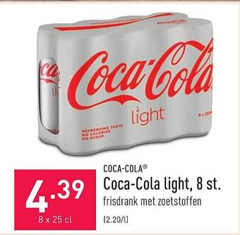 ALDI Coca Cola Light aanbieding