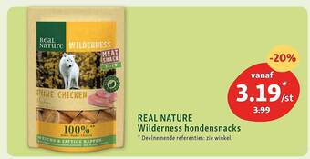 Maxi Zoo Real Nature Wilderness Hondensnacks aanbieding