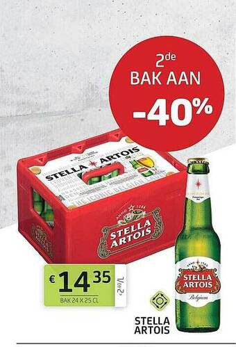 BelBev Stella Artois aanbieding