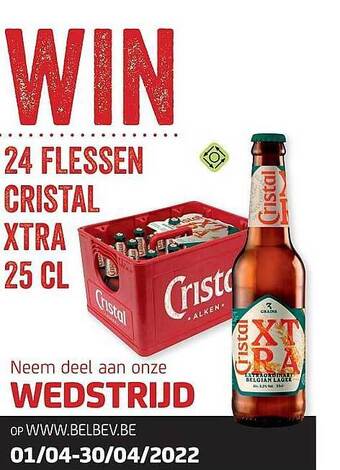 BelBev Cristal Xtra aanbieding