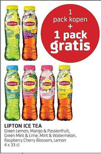 BelBev Lipton Ice Tea aanbieding