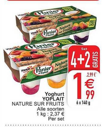 Cora Yoghurt Yoplait aanbieding