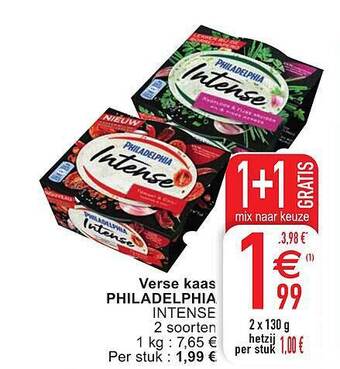 Cora Verse Kaas Philadelphia aanbieding