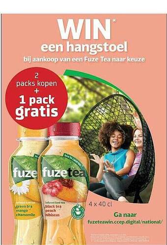 BelBev Fuze Tea aanbieding