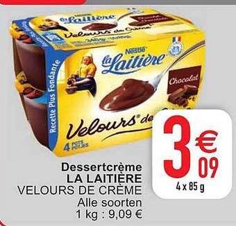 Cora Dessertcrème La Laitière aanbieding