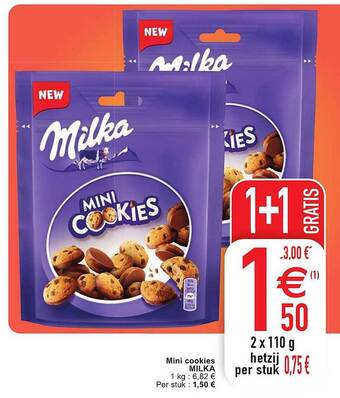 Cora Mini Cookies Milka aanbieding