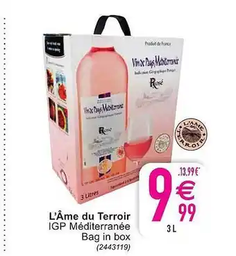 Cora L âme Du Terroir Igp Méditerranée aanbieding