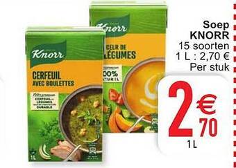 Cora Soep Knorr aanbieding