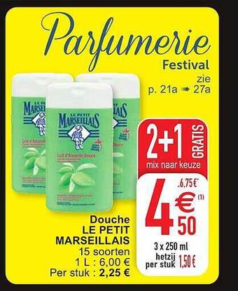 Cora Douche Le Petit Marseillais aanbieding