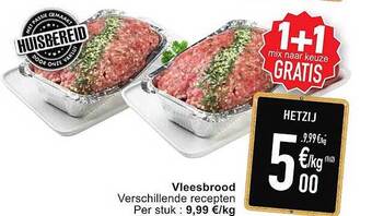Cora Vleesbrood aanbieding