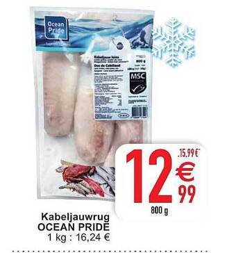 Cora Kabeljauwrug aanbieding