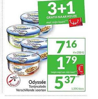 Intermarché Odyssée Tonijnsalade aanbieding