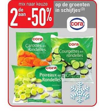 Cora Groenten In Schijfjes aanbieding