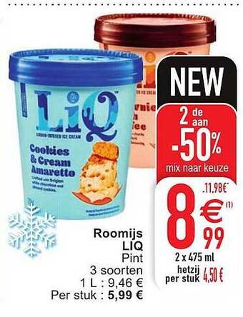 Cora Roomijs Liq aanbieding