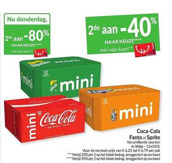 Intermarché Coca Cola Fanta Of Sprite aanbieding