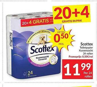 Intermarché Scottex Toiletpapier aanbieding