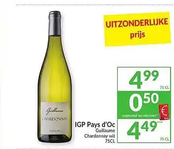 Intermarché Igp Pays D Oc Guillaume Chardonnay aanbieding