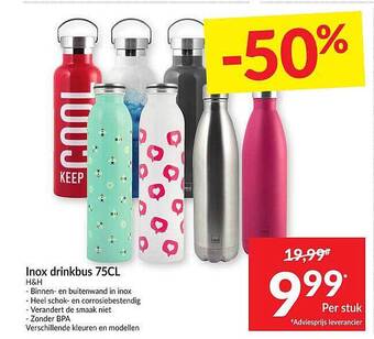 Intermarché Inox Drinkbus aanbieding
