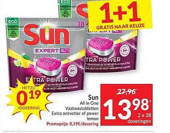 Intermarché Sun Vaatwastabletten aanbieding