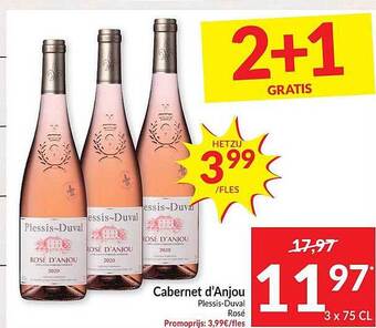 Intermarché Cabernet D Anjou aanbieding