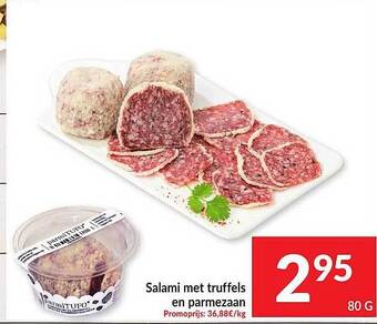 Intermarché Salami Met Truffels En Parmezaan aanbieding