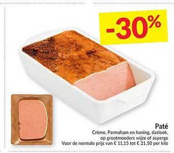 Intermarché Paté aanbieding
