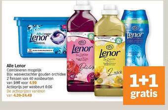 Albert Heijn Lenor Wasverzachter aanbieding
