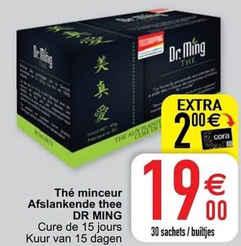Cora Thé minceur afslankende thee dr ming aanbieding