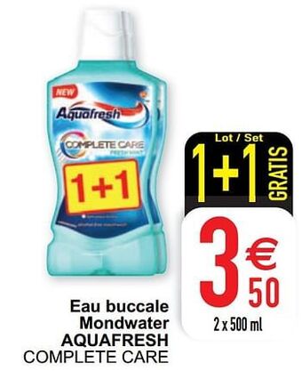 Eau buccale mondwater aquafresh complete care