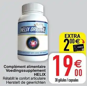 Complément alimentaire voedingssupplement helix