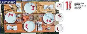 Cora Assiette plate dessert plat dessertbord bertille aanbieding