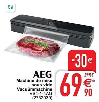 Cora Aeg machine de mise sous vide vacuümmachine vs4-1-4ag aanbieding