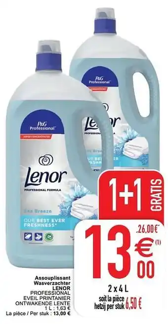 Cora Assouplissant wasverzachter lenor professional eveil printanier ontwakende lente aanbieding