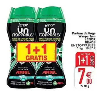 Cora Parfum de linge wasparfum lenor beads unstoppables aanbieding